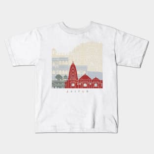 Jaipur skyline poster Kids T-Shirt